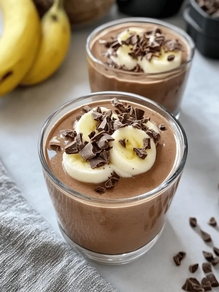 Decadent Chocolate Protein Pudding Without Protein Powder