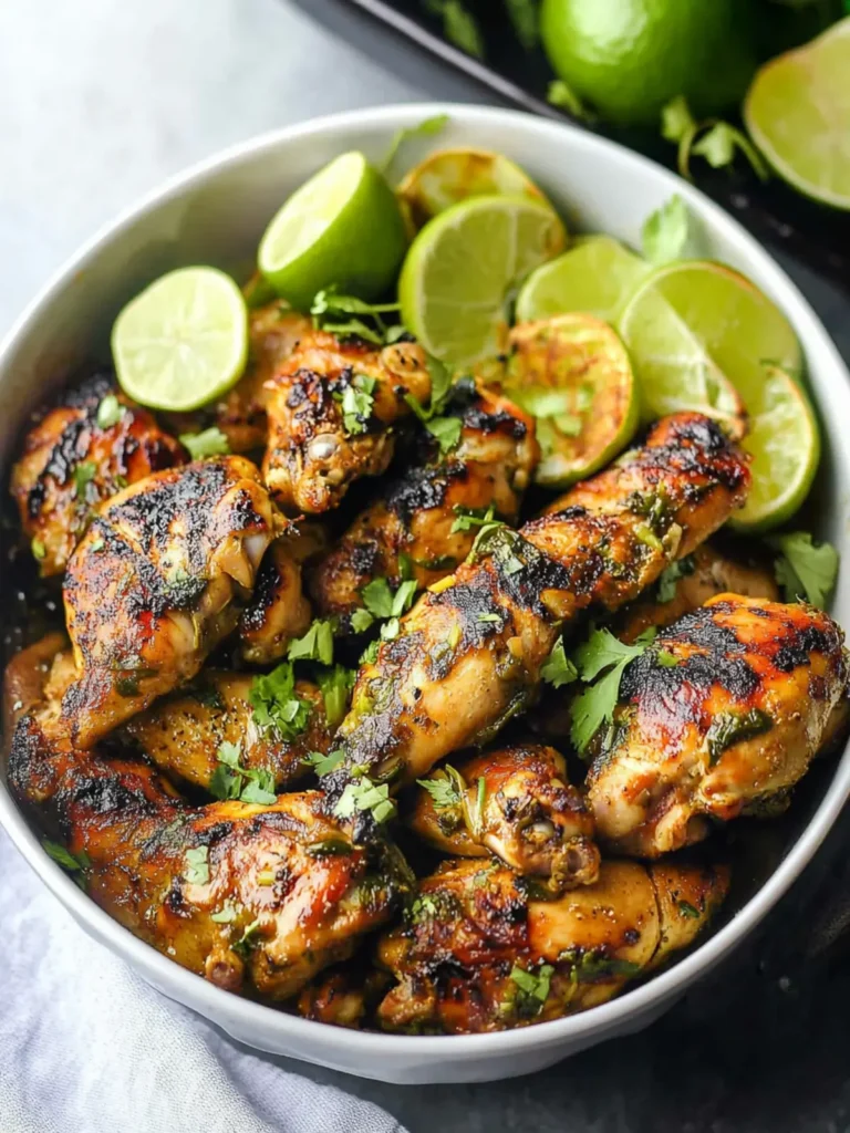 Easy Thai Baked Chicken with Zesty Cilantro Lime Twist